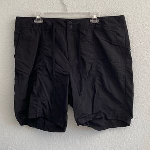 Eddie Bauer Black Athletic Shorts Lightweight Performance